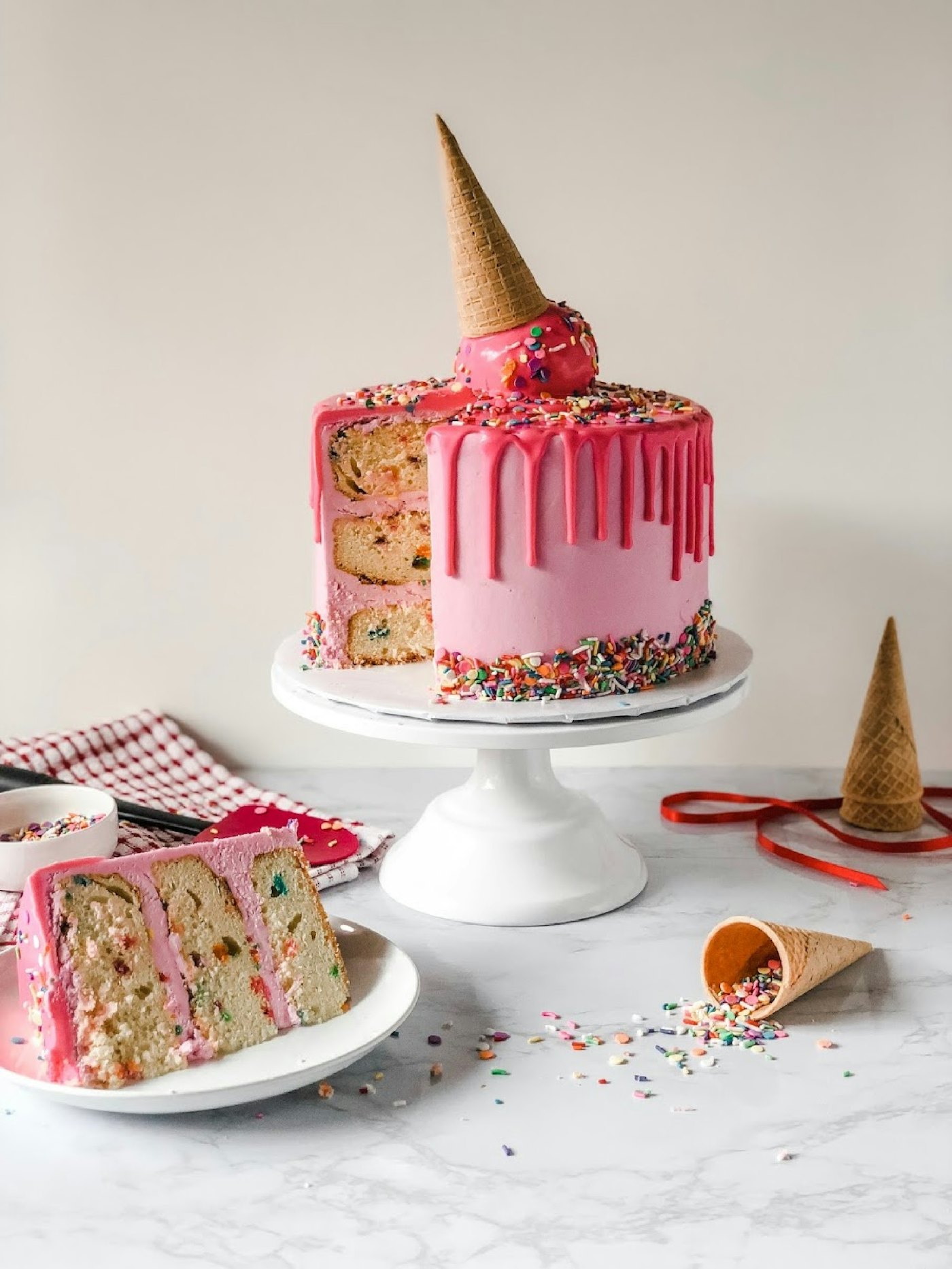 Red Velvet — cream cheese, cut fine
